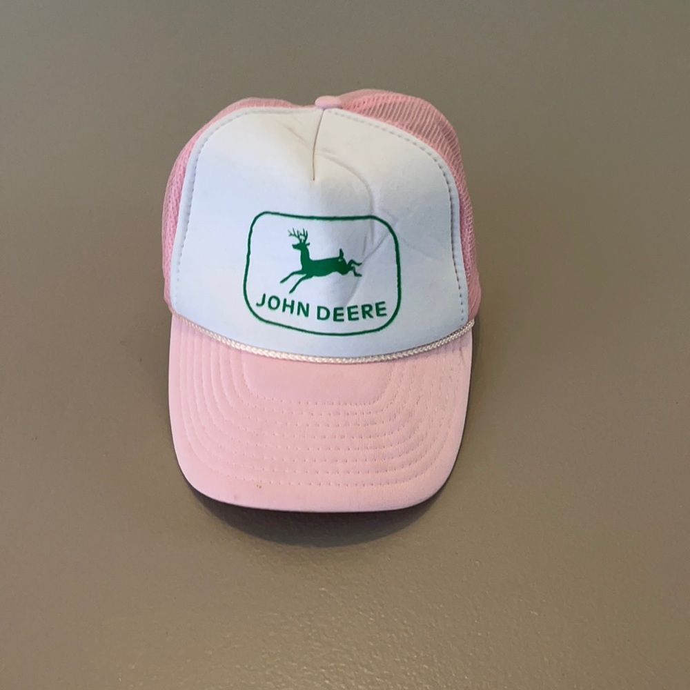 John Deere - Pink, White and Green Trucker Hat